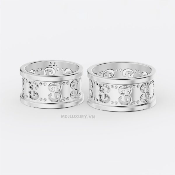 Nhẫn Cưới Vàng Tây CG Cao Cấp NC191