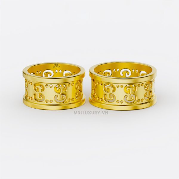 Nhẫn Cưới Vàng Tây CG Cao Cấp NC191