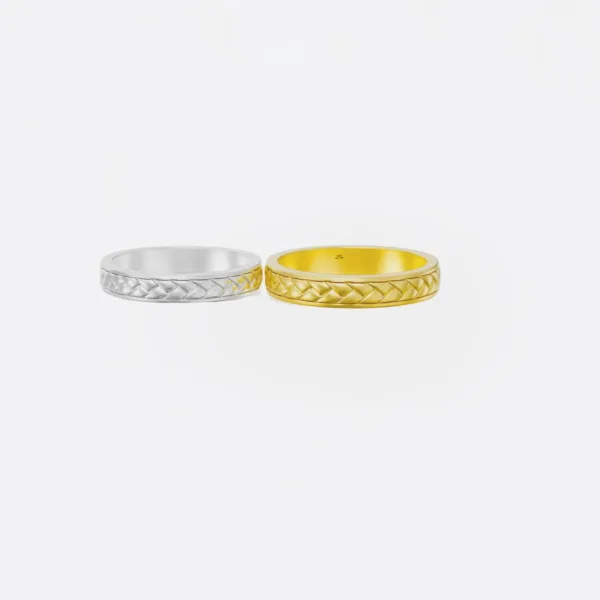 Nhẫn Cưới Đẹp Vàng Tây 14K MDJ NC226