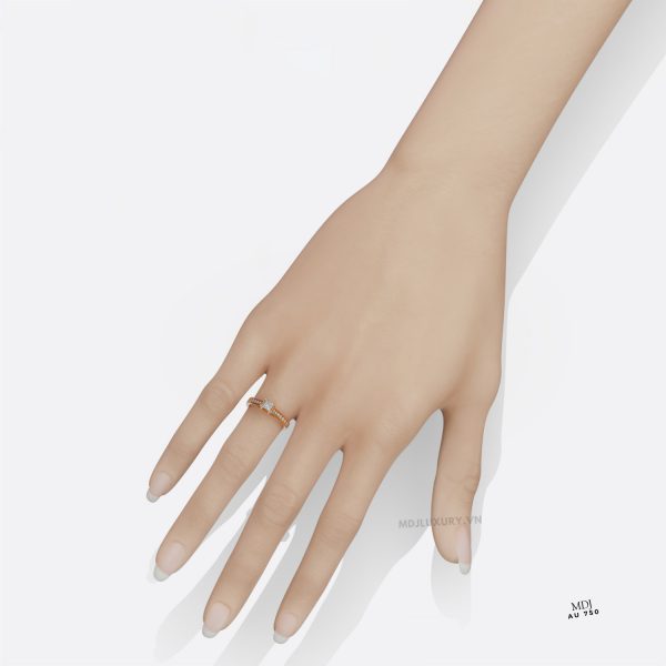 Nhẫn Nữ Vàng Hồng -  MDJ NNU88