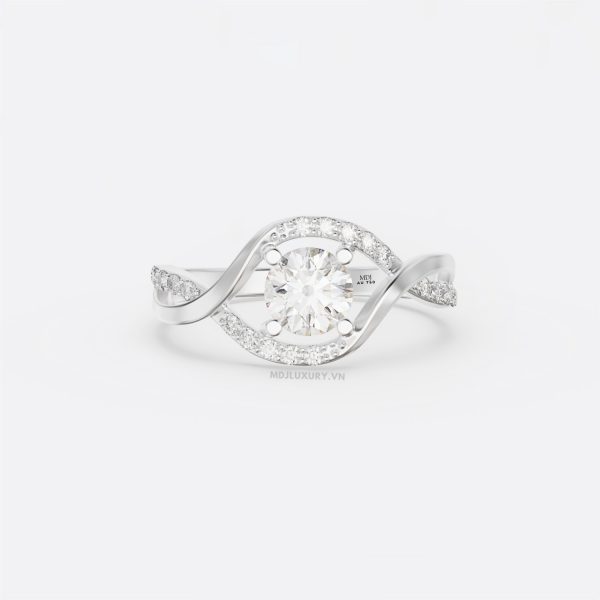 Nhẫn Vàng Tây Nữ NUK18 – Sự Kết Hợp Hoàn Hảo Giữa Vàng Và Đá Quý