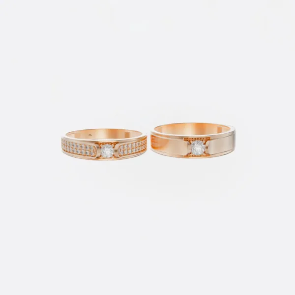 Nhẫn Cưới Đẹp Vàng 14K Giá 4 Triệu NC216