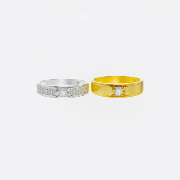 Nhẫn Cưới Đẹp Vàng 14K Giá 4 Triệu NC216