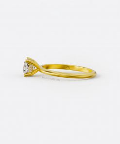 Nhẫn Nữ Vàng Tây NNU01 - Thiết Kế Sang Trọng, Đẳng Cấp Tại MDJ Luxury
