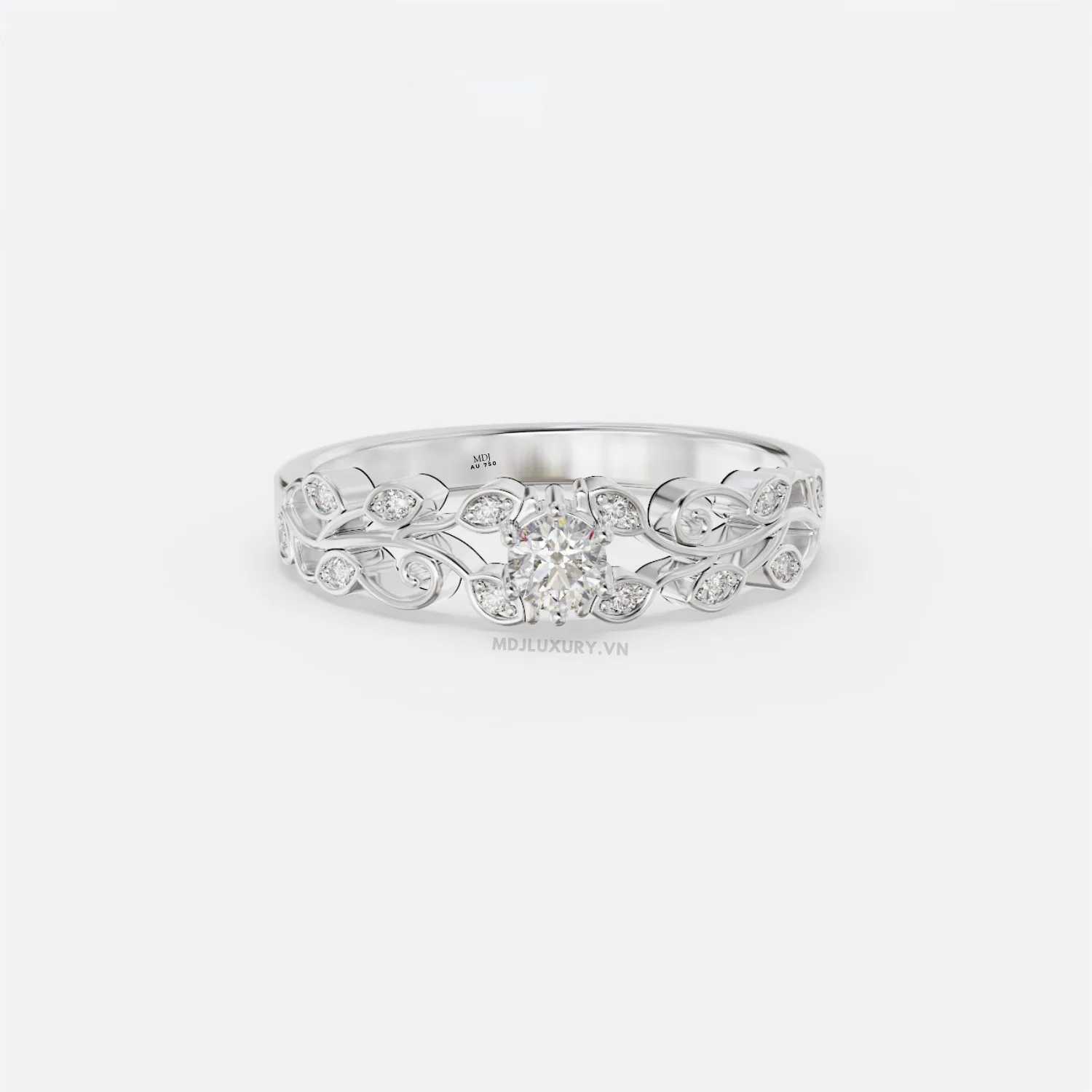 Nhẫn Cầu Hôn Aphrodite Vàng Hồng MDJ NNU127