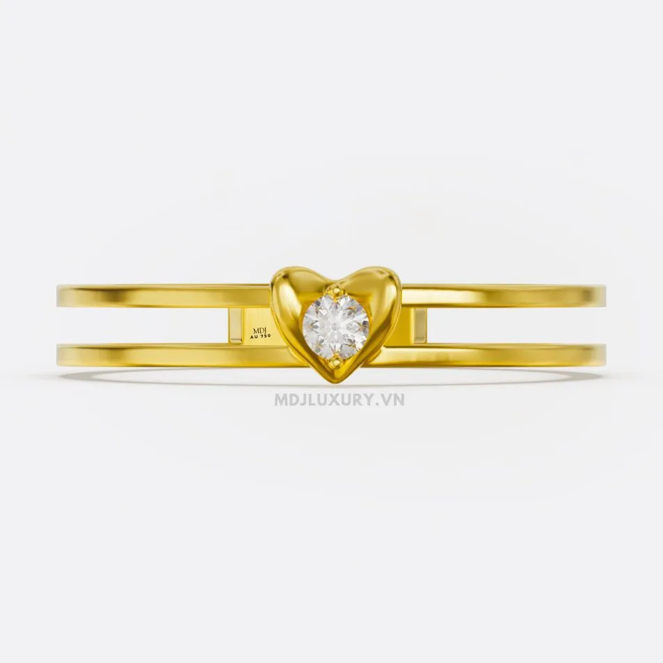Nhẫn Cầu Hôn Vàng 18K Cao Cấp NNU172