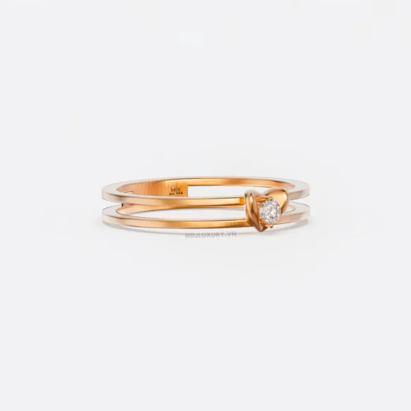 Nhẫn Cầu Hôn Vàng 18K Cao Cấp NNU172