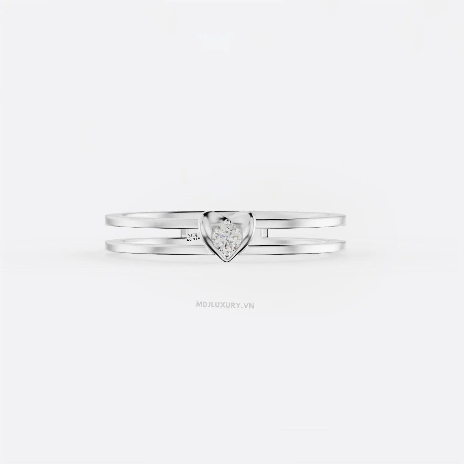 Nhẫn Cầu Hôn Vàng 18K Cao Cấp NNU172