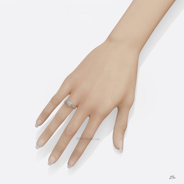 Nhẫn vàng tây kim cương NNU18