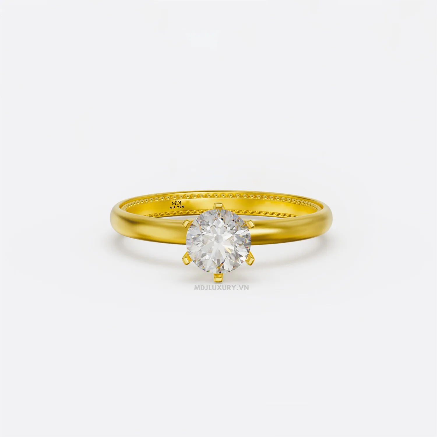 Nhẫn Nữ Cao Cấp Vàng 18K NNU215