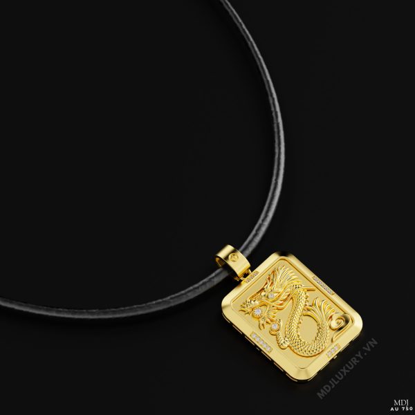 Mặt Dây Chuyền Rồng Vàng 14K MDJ MDC33 – Xưởng trang sức Hà Nội