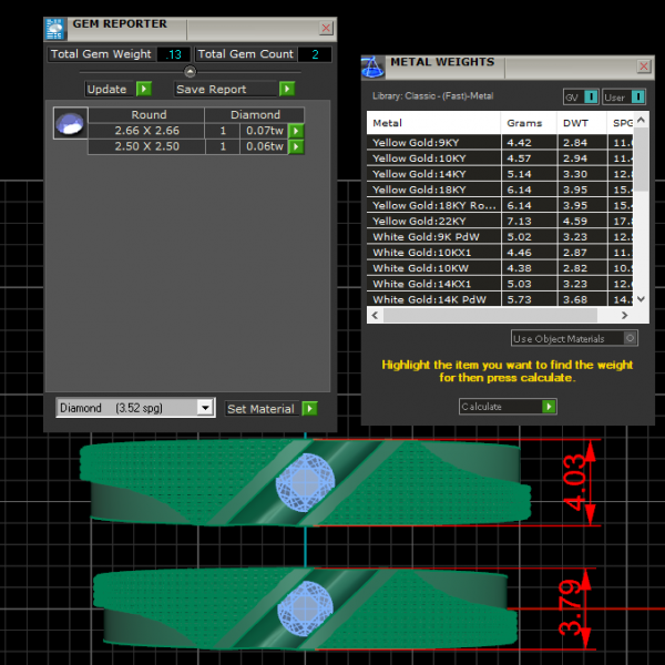 Nhẫn cưới Kim Cương thiên nhiên Cao Cấp Vàng Tây MDJ NC 203