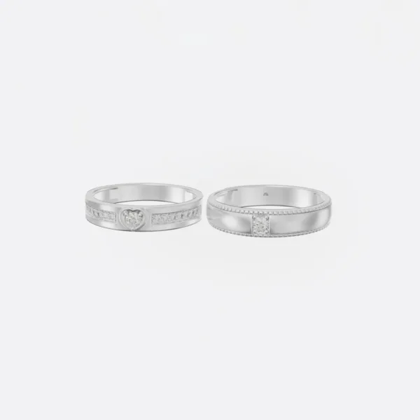 Nhẫn Cưới Giá 2 Triệu Cao Cấp Vàng Tây 18K,10K... NC215