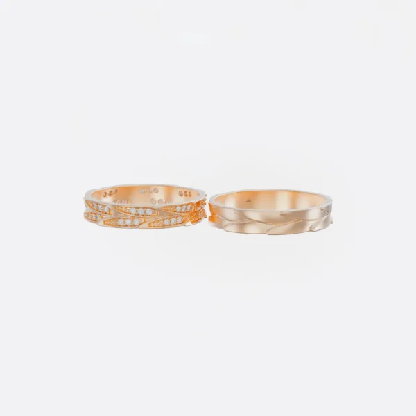 Nhẫn Cưới Vàng Tây 14K Mẫu Mới [current_date format='Y'] MDJ LUXURY NC224