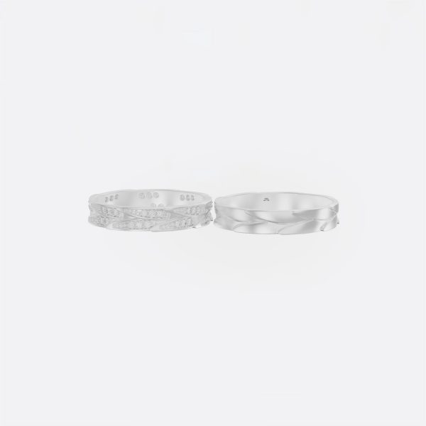 Nhẫn Cưới Vàng Tây 14K Mẫu Mới [current_date format='Y'] MDJ LUXURY NC224