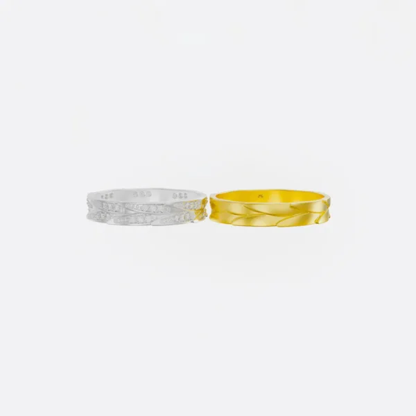 Nhẫn Cưới Vàng Tây 14K Mẫu Mới [current_date format='Y'] MDJ LUXURY NC224