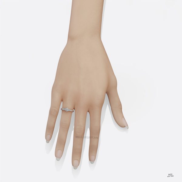 Nhẫn Đính Hôn đá Ruby Cao Cấp Hà Nội MDJ NNU181