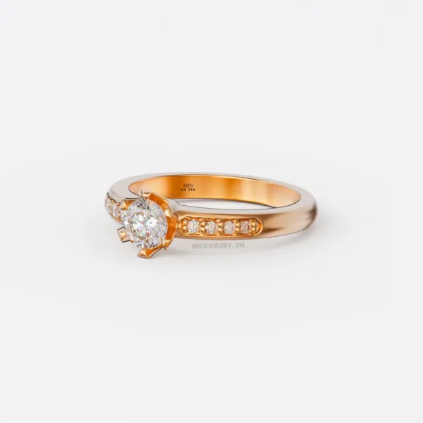 Nhẫn Đính Hôn đá Ruby Cao Cấp Hà Nội MDJ NNU181