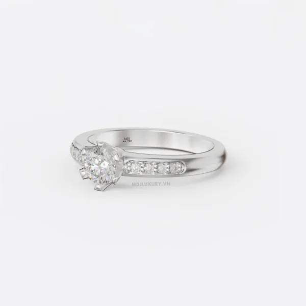 Nhẫn Đính Hôn đá Ruby Cao Cấp Hà Nội MDJ NNU181