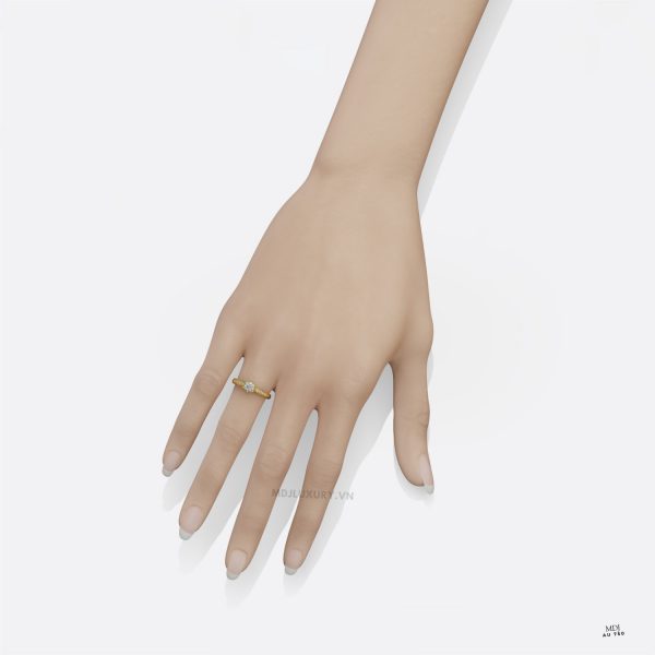 Nhẫn Đính Hôn đá Ruby Cao Cấp Hà Nội MDJ NNU181