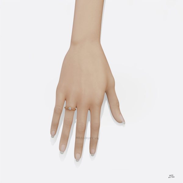 Nhẫn Đính Hôn đá Ruby Cao Cấp Hà Nội MDJ NNU181