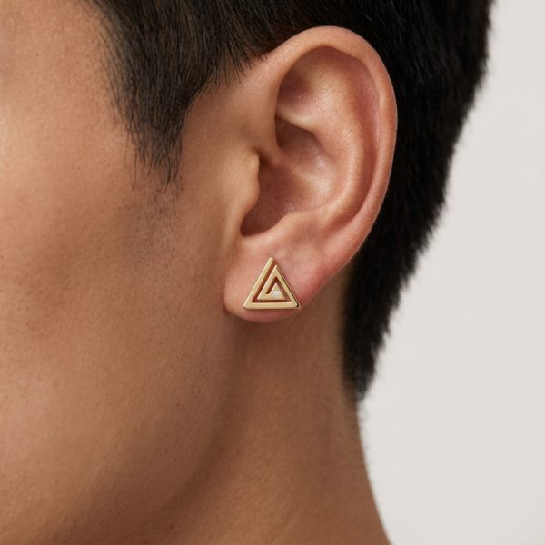 Bông Tai Nam Vàng Tây Cao Cấp HT33