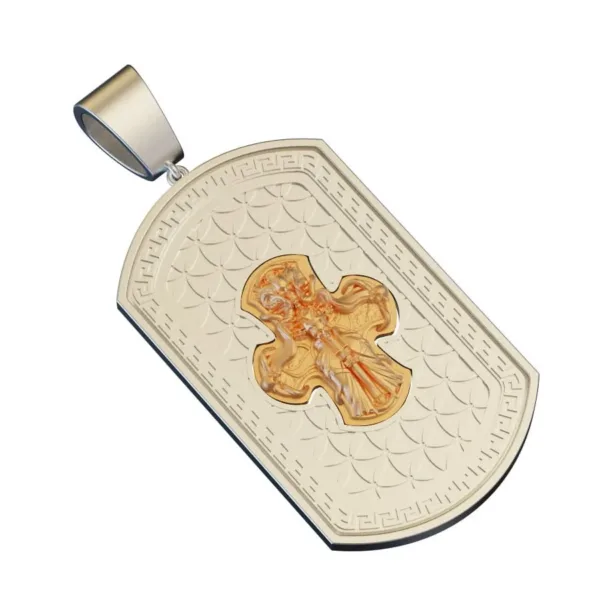 Mặt Dây Chuyền hai mặt Thiên thần - Ác Quỷ vàng 18k MDC 62