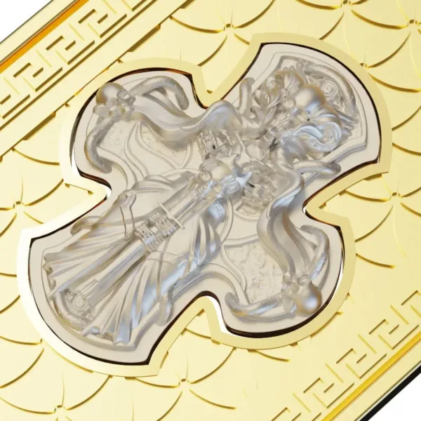 Mặt Dây Chuyền hai mặt Thiên thần - Ác Quỷ vàng 18k MDC 62