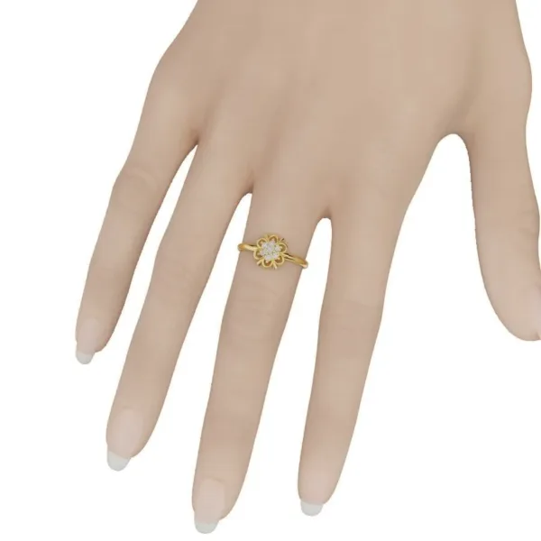 Nhẫn Cầu Hôn MDJ Flower F027