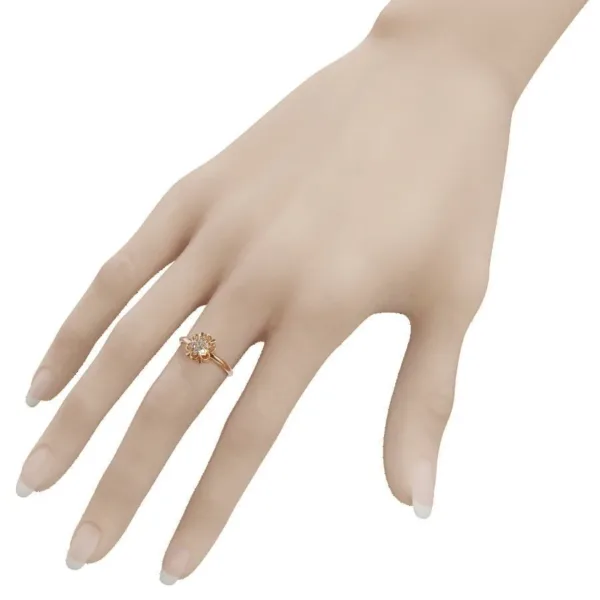 Nhẫn Cầu Hôn MDJ Flower F027