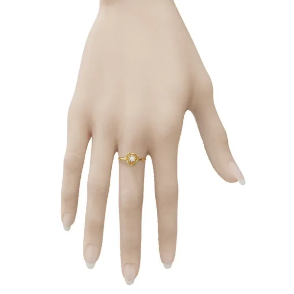 Nhẫn Cầu Hôn MDJ Flower F029