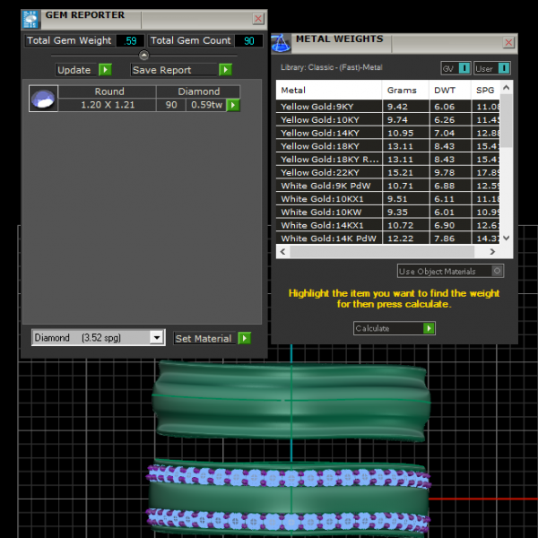 Nhẫn Cưới Vàng Trắng cao cấp Tại Hà Nội NC 178