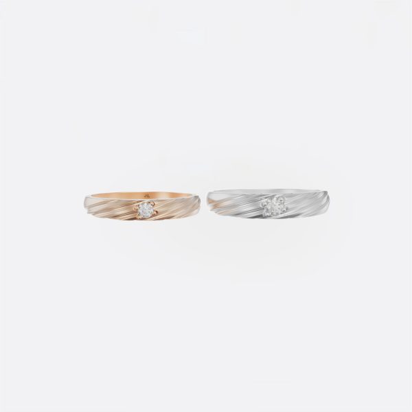 Nhẫn Cưới Kim Cương Thiên Nhiên Dưới 3 Triệu NC118