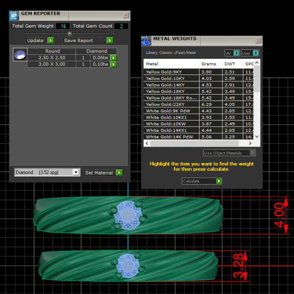 Nhẫn Cưới Kim Cương Thiên Nhiên Dưới 3 Triệu NC118