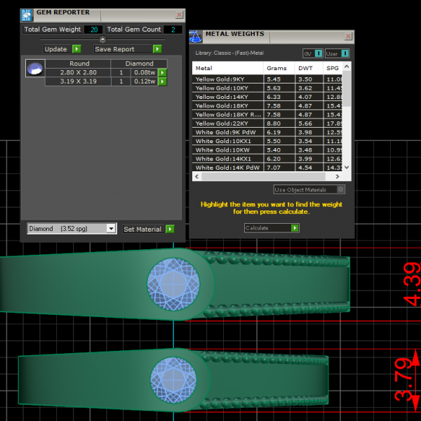 Nhẫn cưới mẫu mới Vàng tây MDJ - NC20