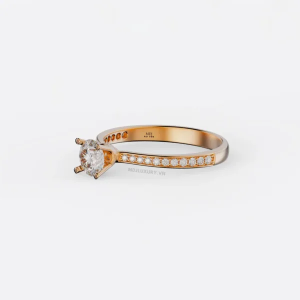 Nhẫn Nữ Vàng Cao Cấp Vàng Tây 18K và 14K NNU216