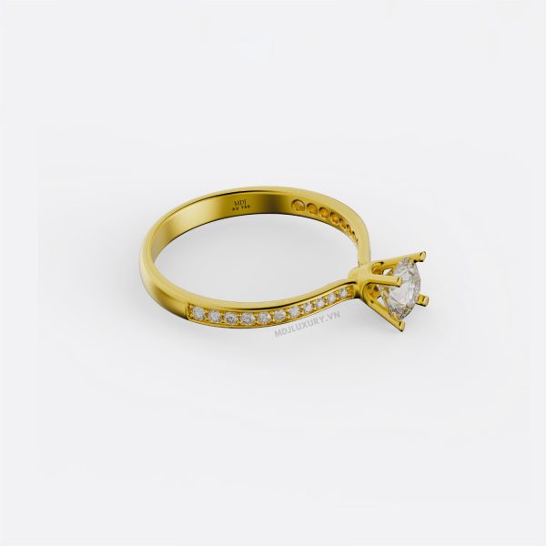 Nhẫn Nữ Vàng Cao Cấp Vàng Tây 18K và 14K NNU216