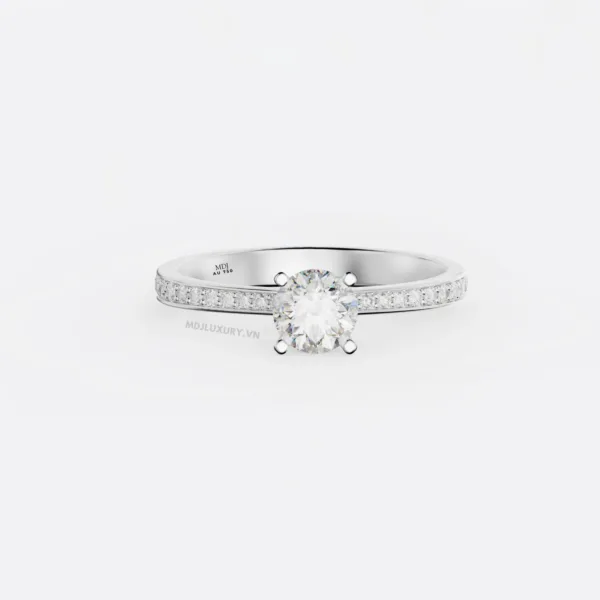 Nhẫn Nữ Vàng Cao Cấp Vàng Tây 18K và 14K NNU216