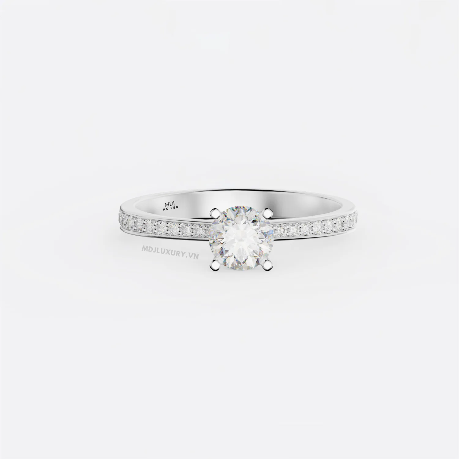 Nhẫn Nữ Vàng Cao Cấp Vàng Tây 18K và 14K NNU216