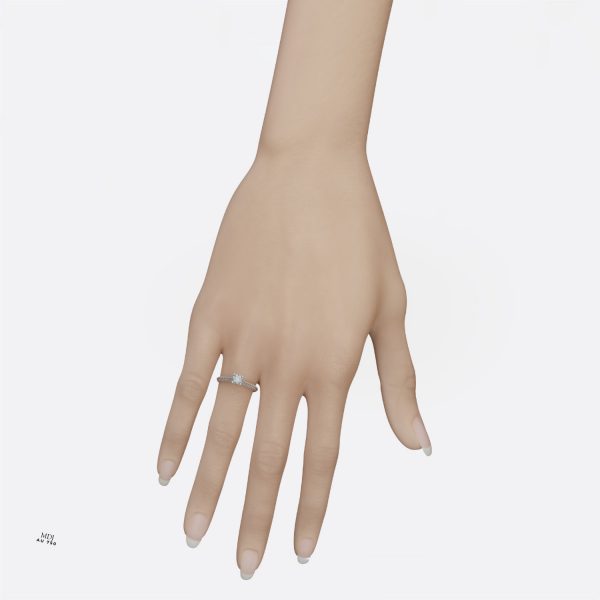 Nhẫn Vàng Nữ Cao Cấp Vàng Tây 18K và 14K NNU220