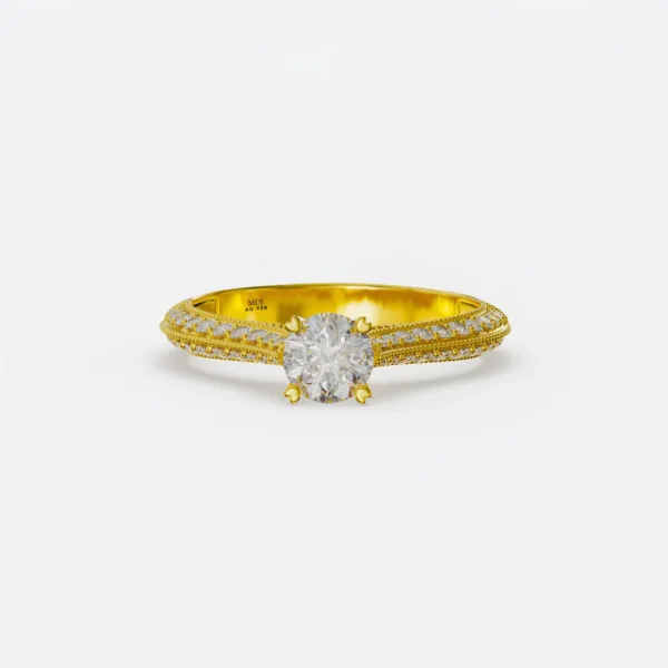 Nhẫn Vàng Nữ Cao Cấp Vàng Tây 18K và 14K NNU220