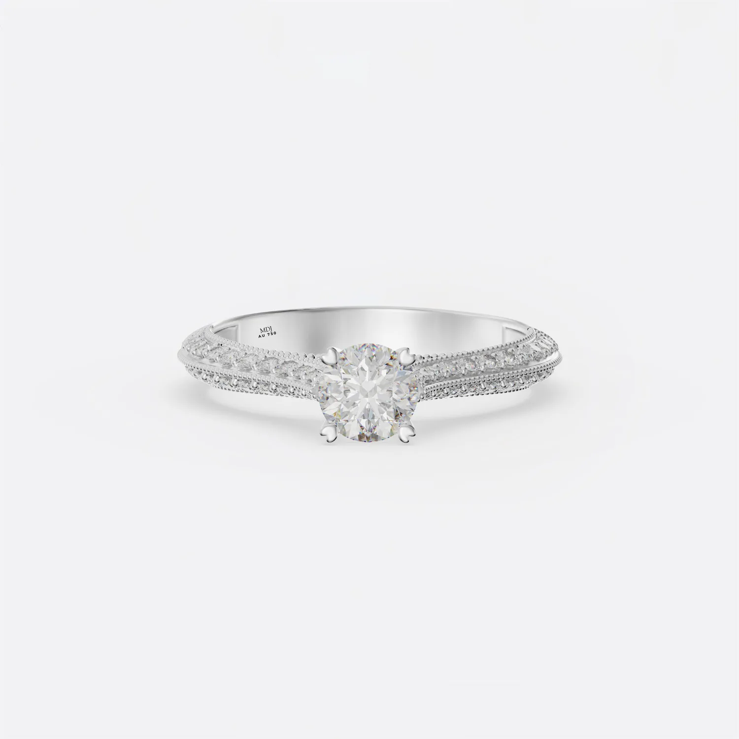 Nhẫn Vàng Nữ Cao Cấp Vàng Tây 18K và 14K NNU220