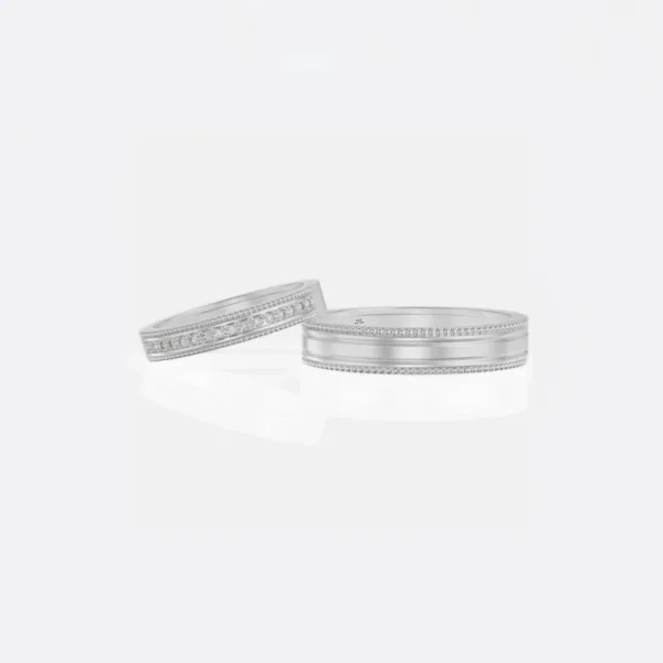 Nhẫn cưới vàng 18K cao cấp NC104