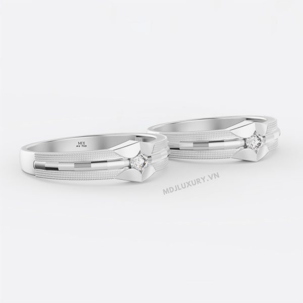 Nhẫn cưới vàng vàng - nhẫn cưới đẹp NC125