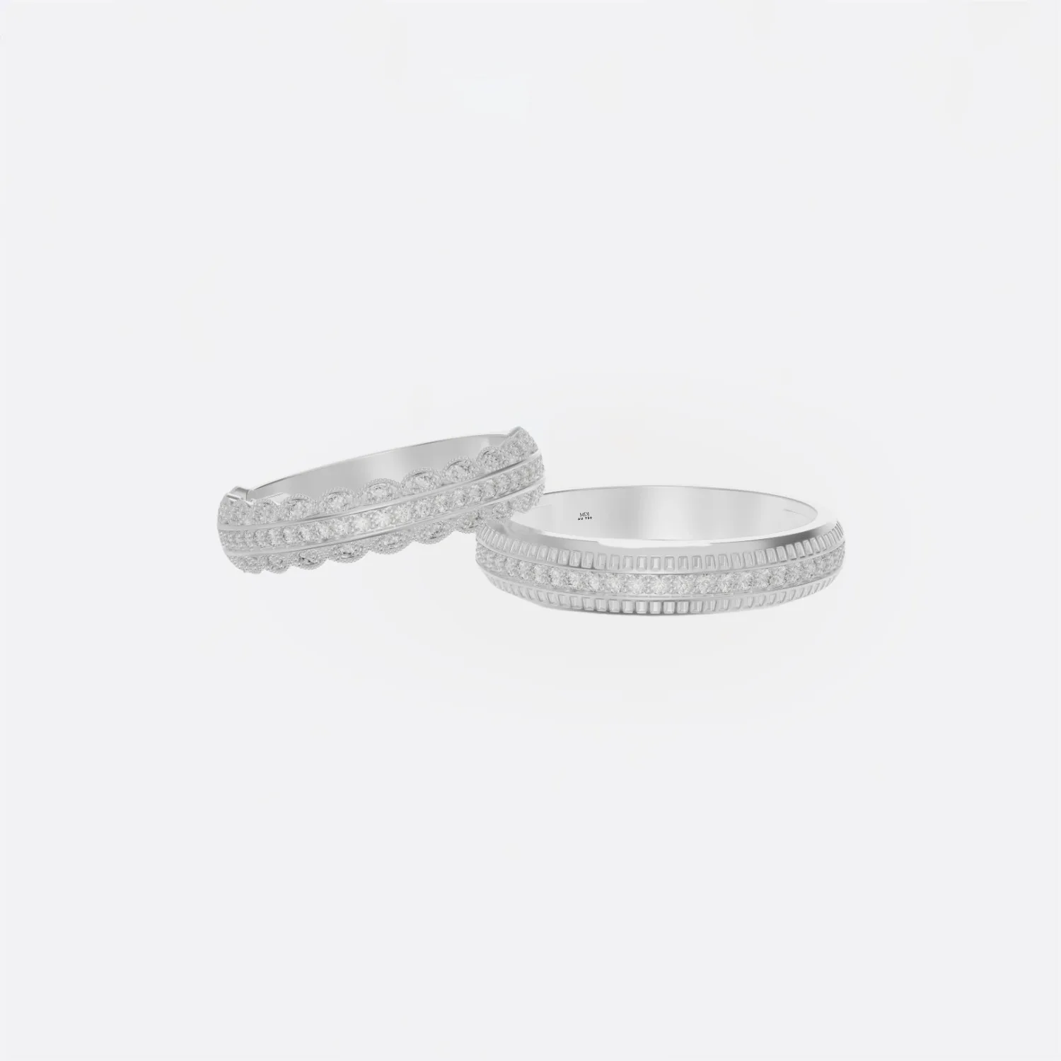 Nhẫn Cưới Vàng 18K MDJ - ring wedding MDJ NC144