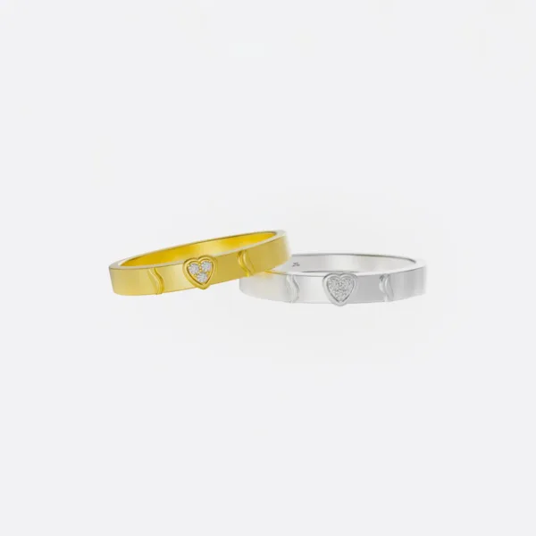 Nhẫn cưới Hà Nội Vàng Ý 18K NC168