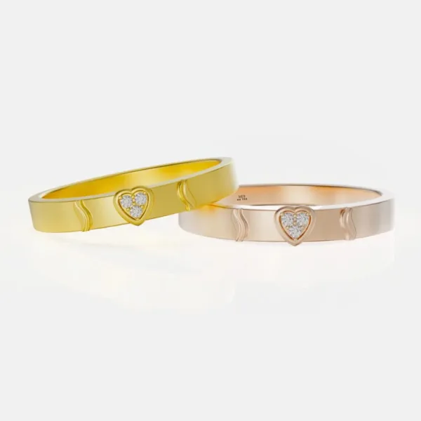 Nhẫn cưới Hà Nội Vàng Ý 18K NC168