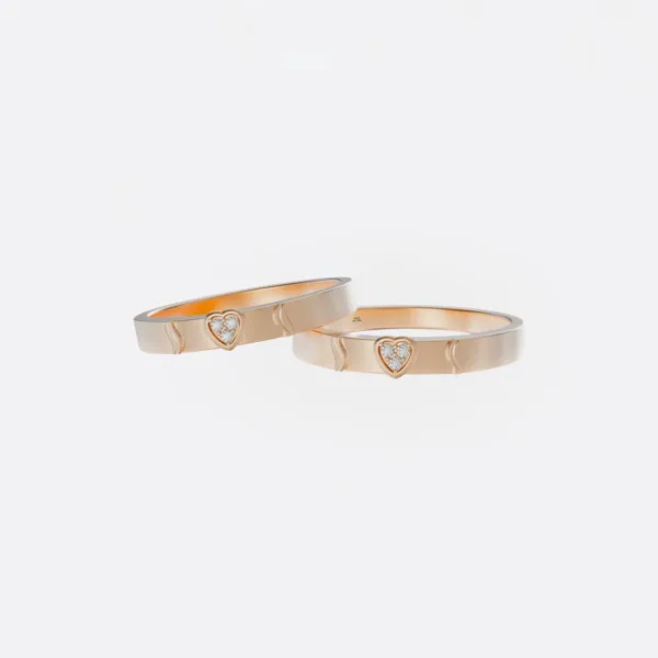 Nhẫn cưới Hà Nội Vàng Ý 18K NC168