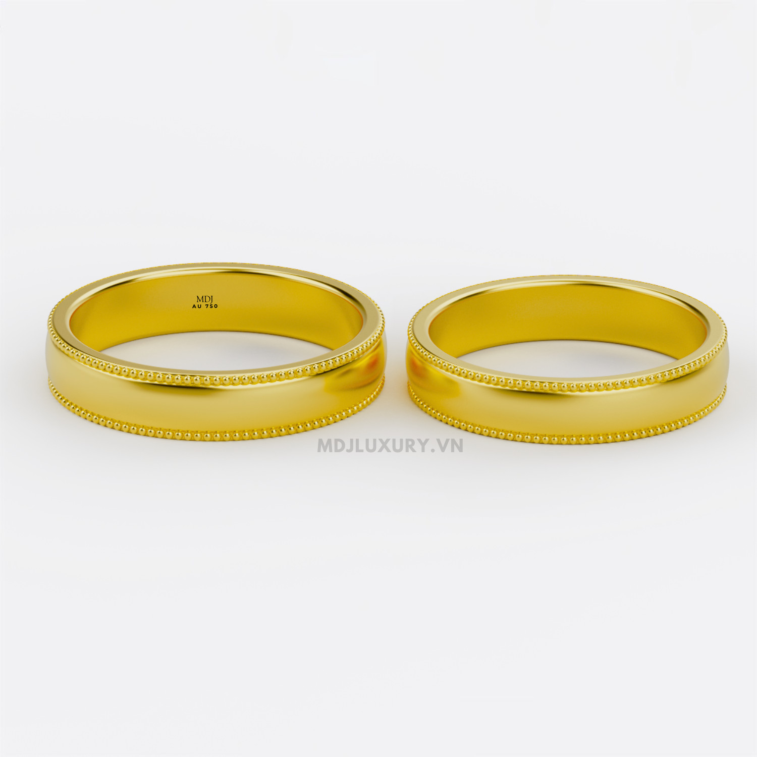 Nhẫn Cưới Vàng 18K: Sự Lựa Chọn Hoàn Hảo Cho Ngày Trọng Đại NC188