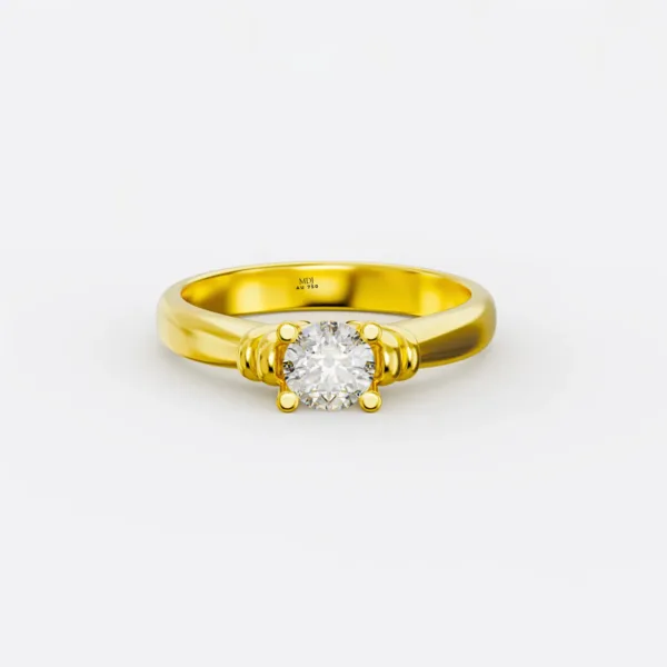 Nhẫn Vàng Nữ 14K Đá Ruby NNU162